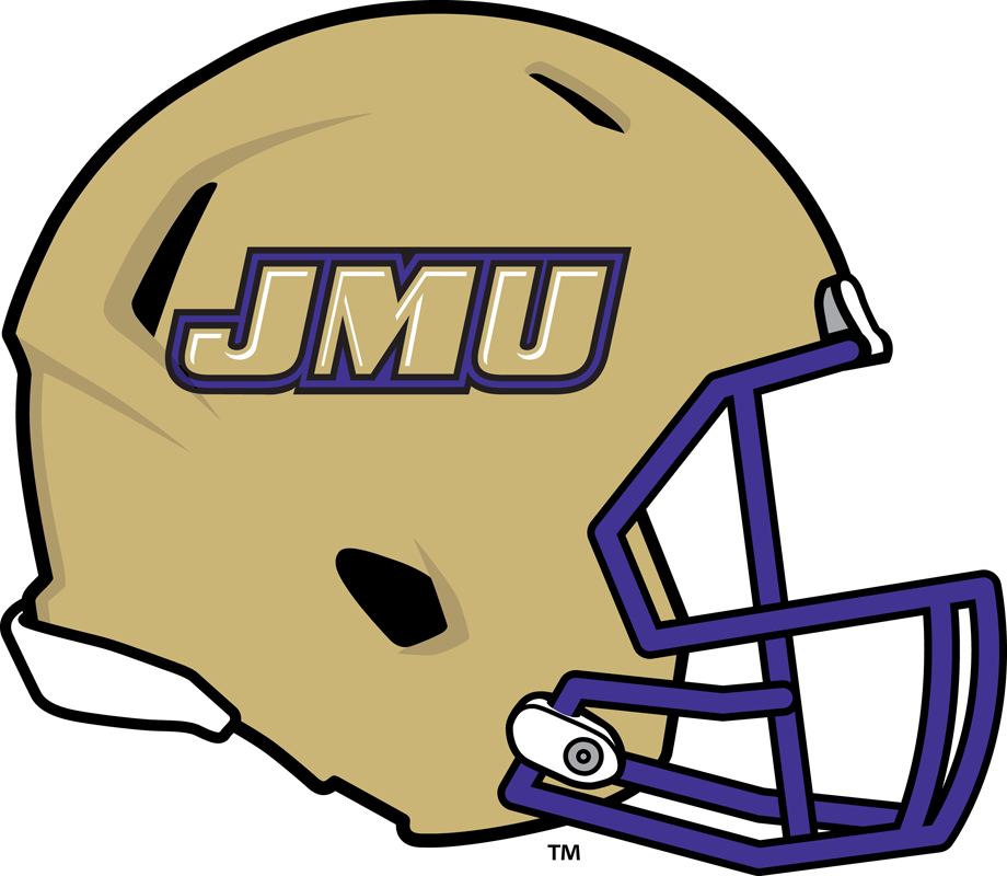 James Madison Dukes 2013-2016 Helmet Logo diy DTF decal sticker